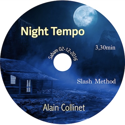 Night Tempo est une titre pour enfant utilisant la composition-slash